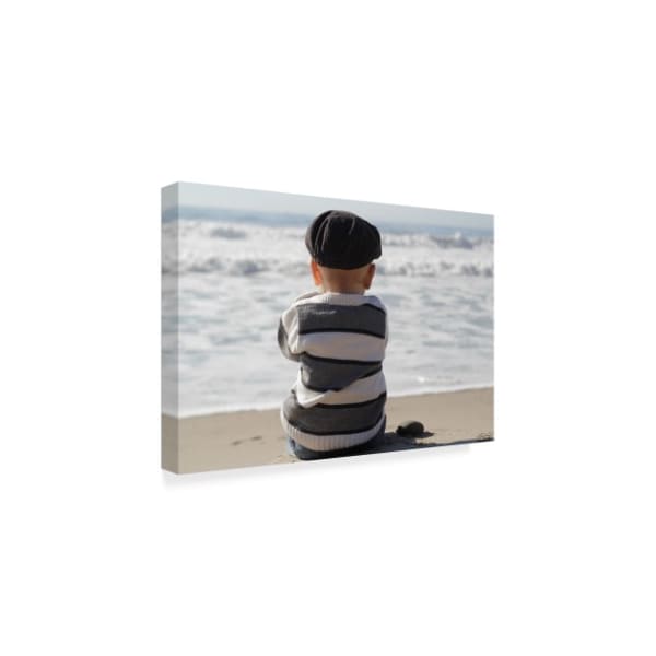 Chris Moyer 'Out To Sea Baby' Canvas Art,12x19